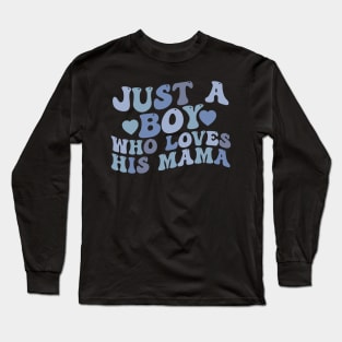 First Mother's Day Mommy and Me First Mother's Day Gift Baby Boy Mama Long Sleeve T-Shirt